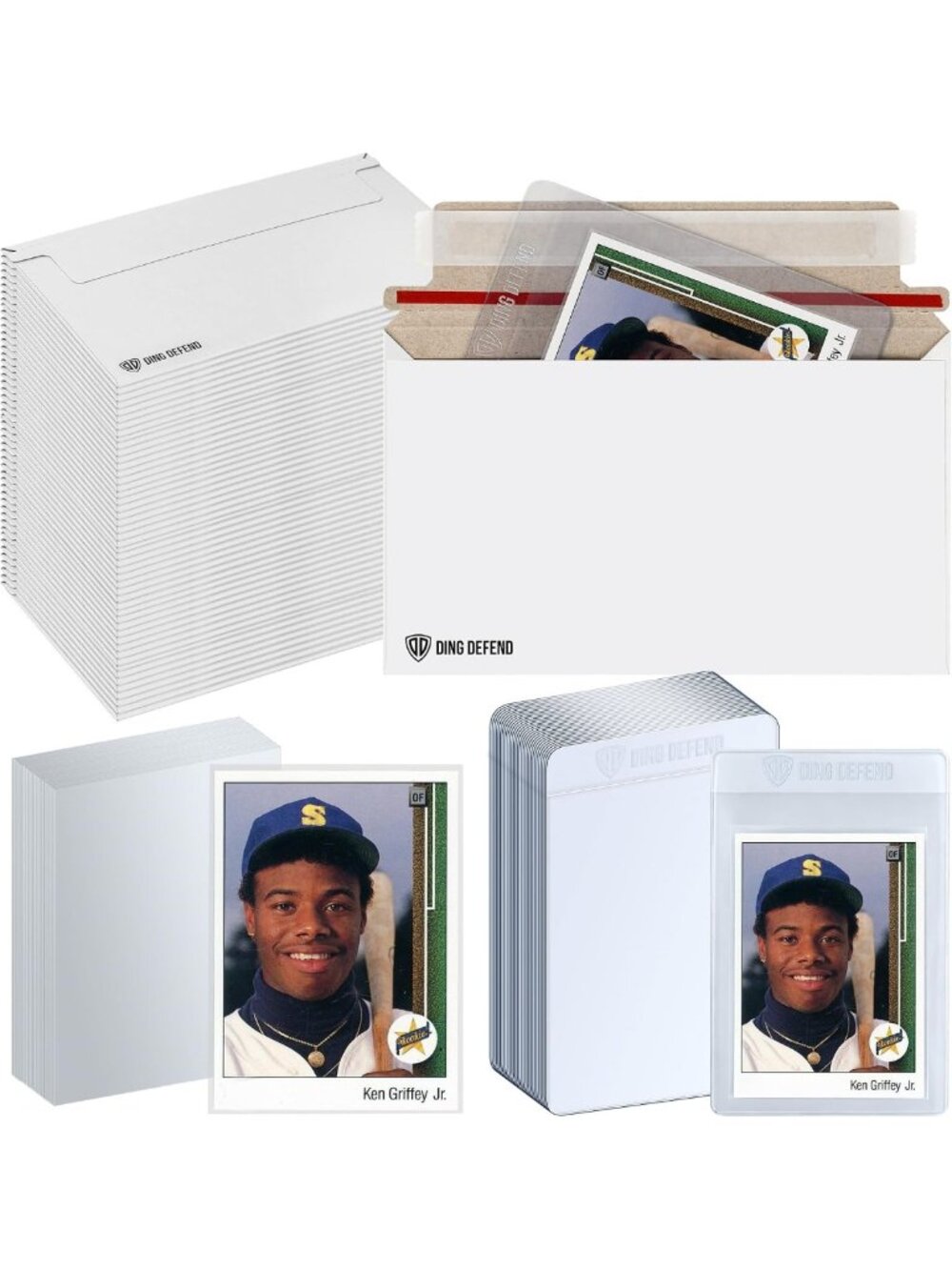 Shipping Envelopes Kit for Trading Cards - 330 Count, Self-Seal Mailers